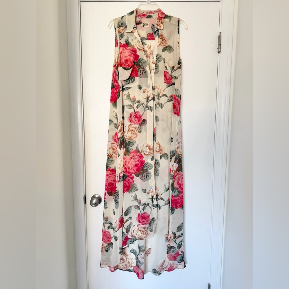 Show Me Your MuMu Floral Dress/Duster EUC